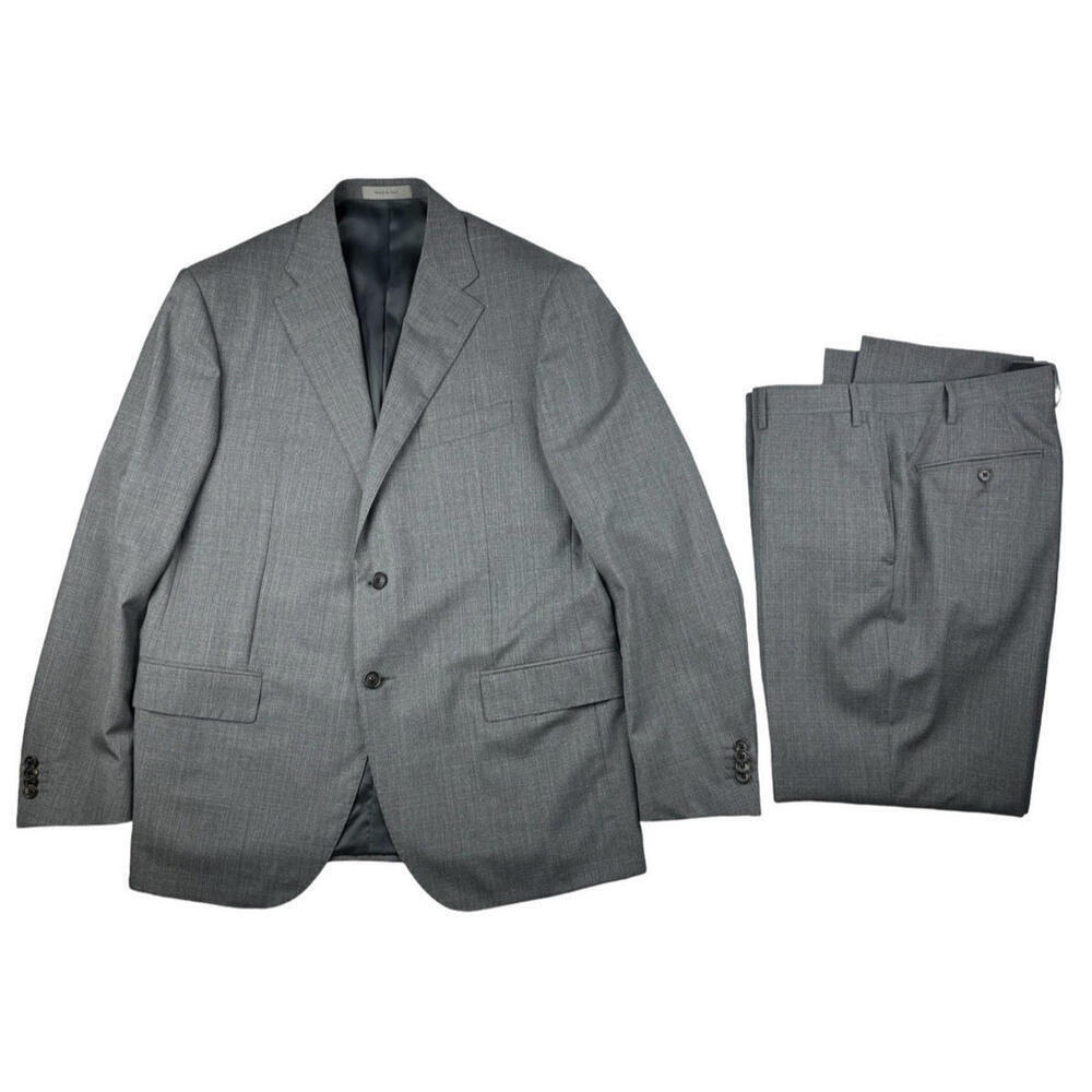 Corneliani 2-Piece Virgin Wool Suit Grey Size 44 R - 7 US | 54 EU | 38 W